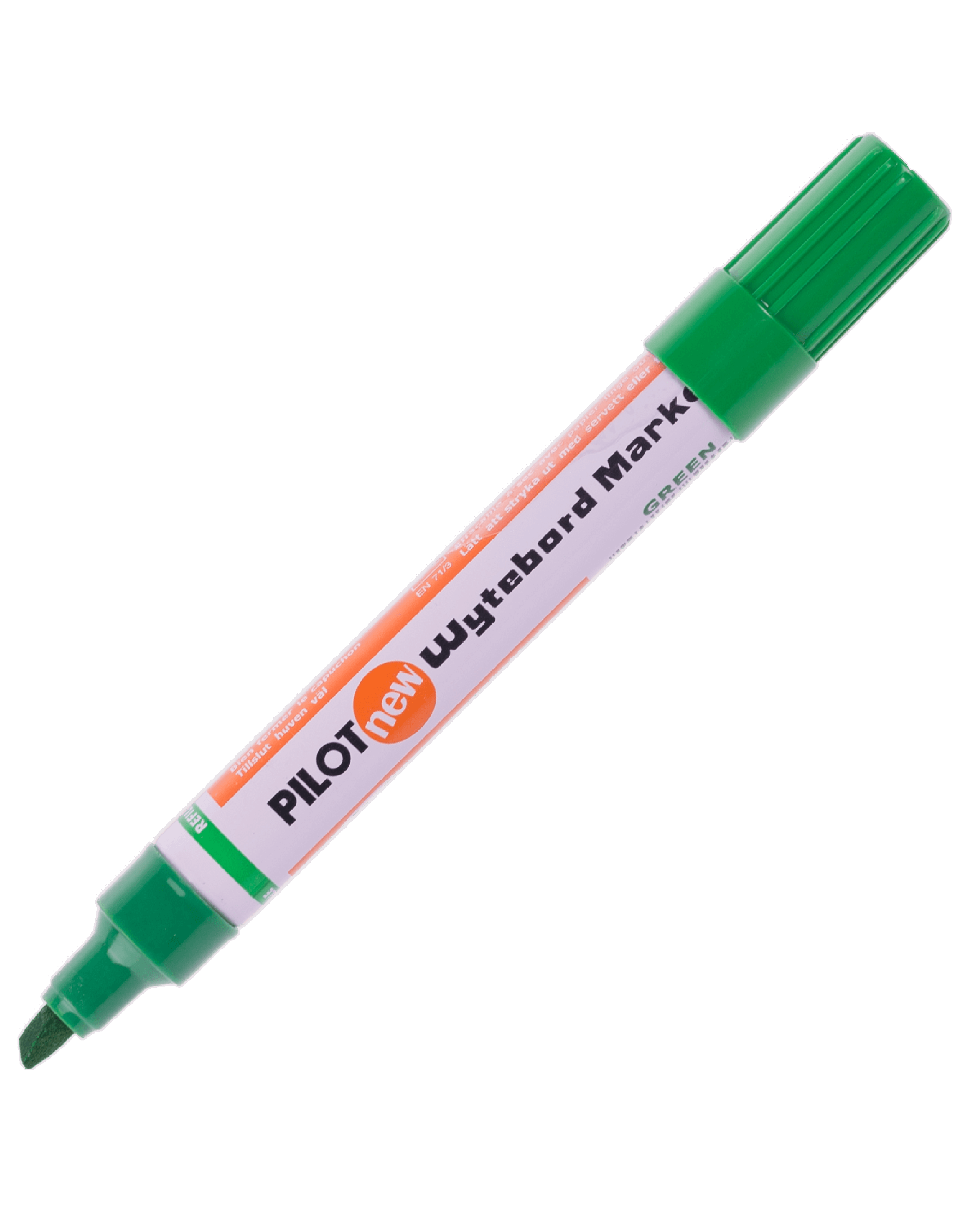 ปากกาไวท์บอร์ดหัวตัด Pilot WBMK-B สีเขียว 4.5-5 มม.