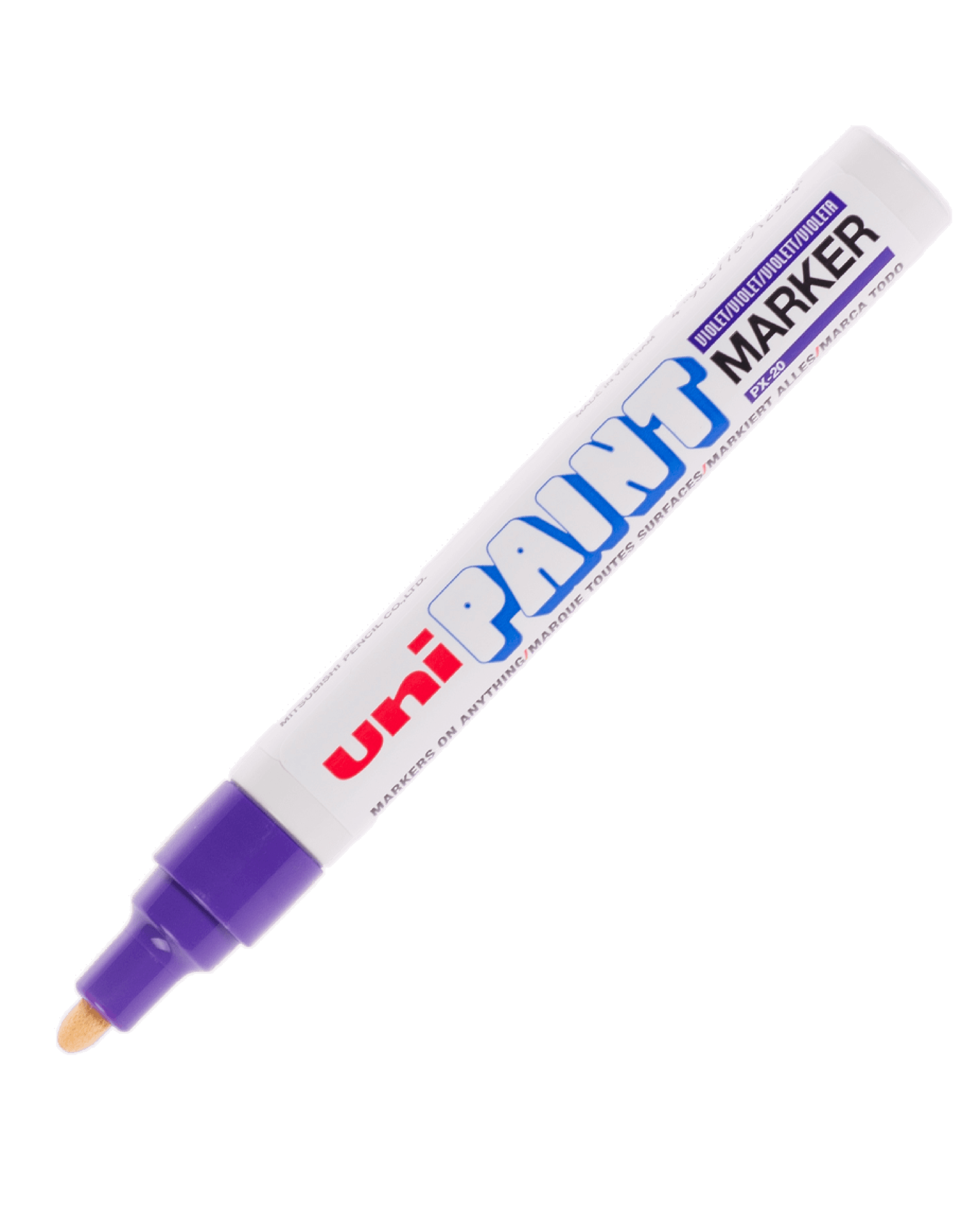 ปากกาเพ้นท์ uni PX-20 สีม่วง 2.0 มม.