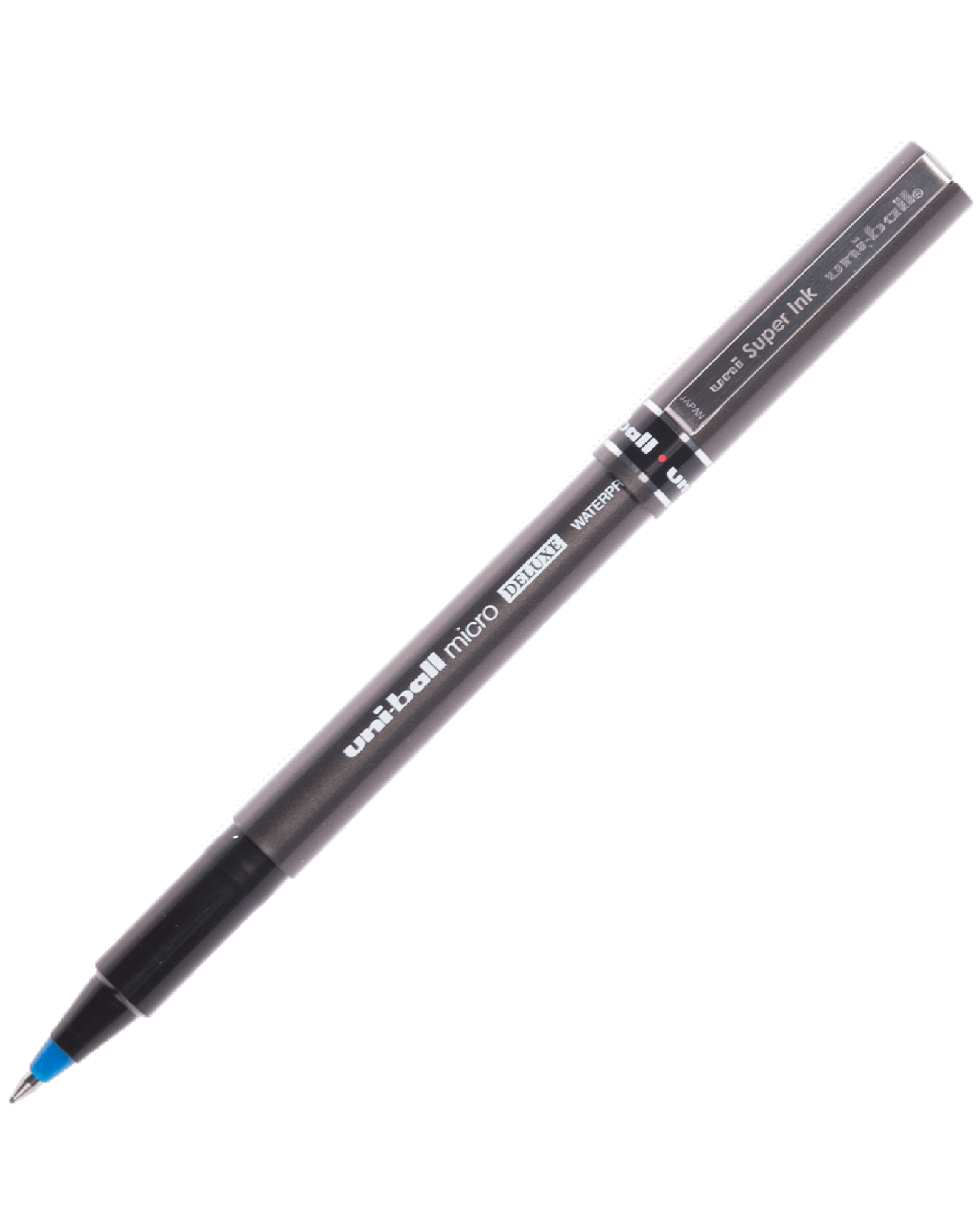 ปากกาโรลเลอร์บอล uni Micro Deluxe UB-155 สีน้ำเงิน 0.5 มม.