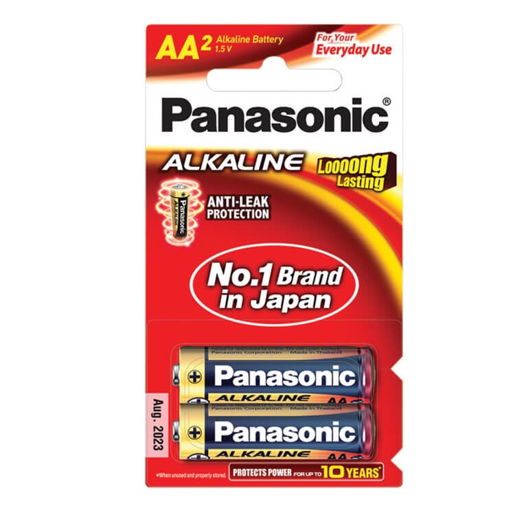 ถ่าน Panasonic ALKALINE LR6T/4B AA (1x4)