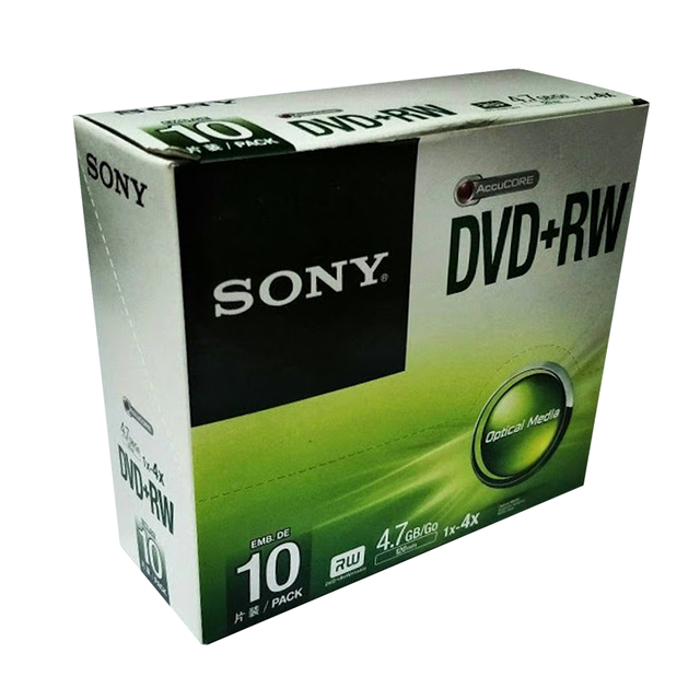 DVD-R พร้อมตลับ SONY 1X-16X 4.7GB/120MIN