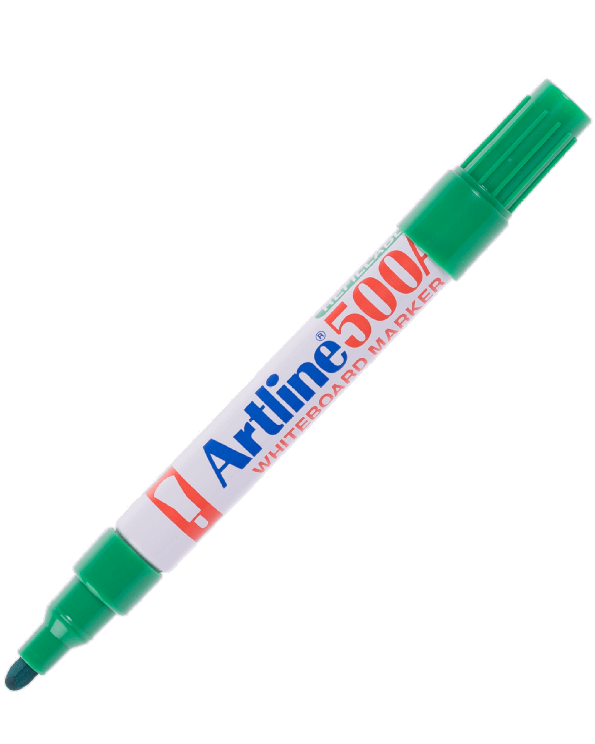 ปากกาไวท์บอร์ดหัวกลม Artline EK-500A สีเขียว 2 มม.