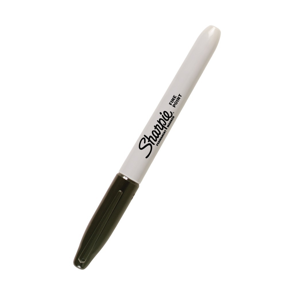 ปากกาเคมี Sharpie Fine Point สีดำ 1.0 มม.