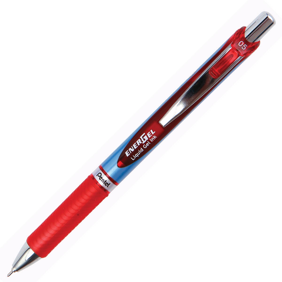 ปากกาหมึกเจล Pentel Ener Gel BLN75 สีแดง 0.5 มม.