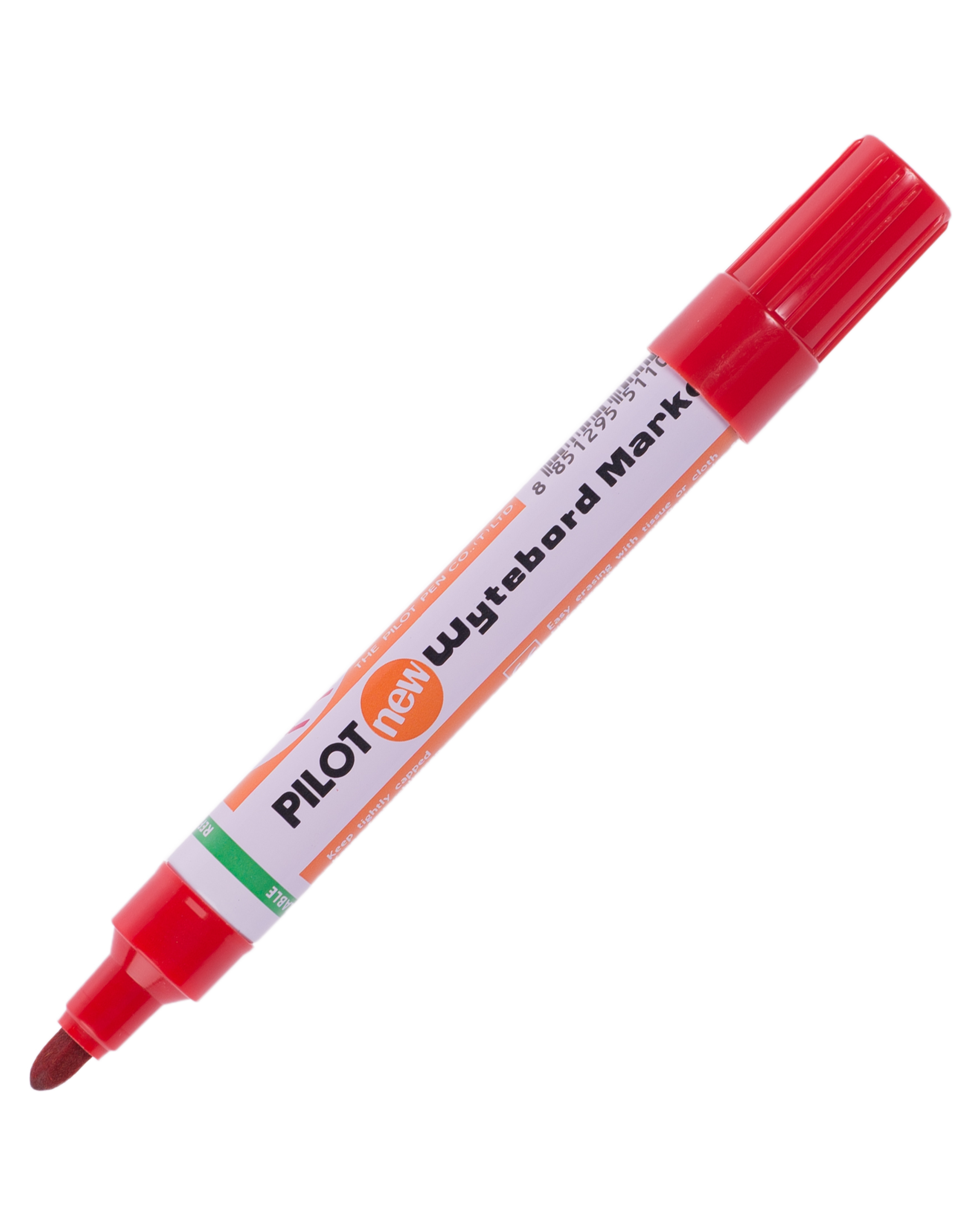 ปากกาไวท์บอร์ดหัวกลม Pilot WBMK-M สีแดง 1.5-2 มม.