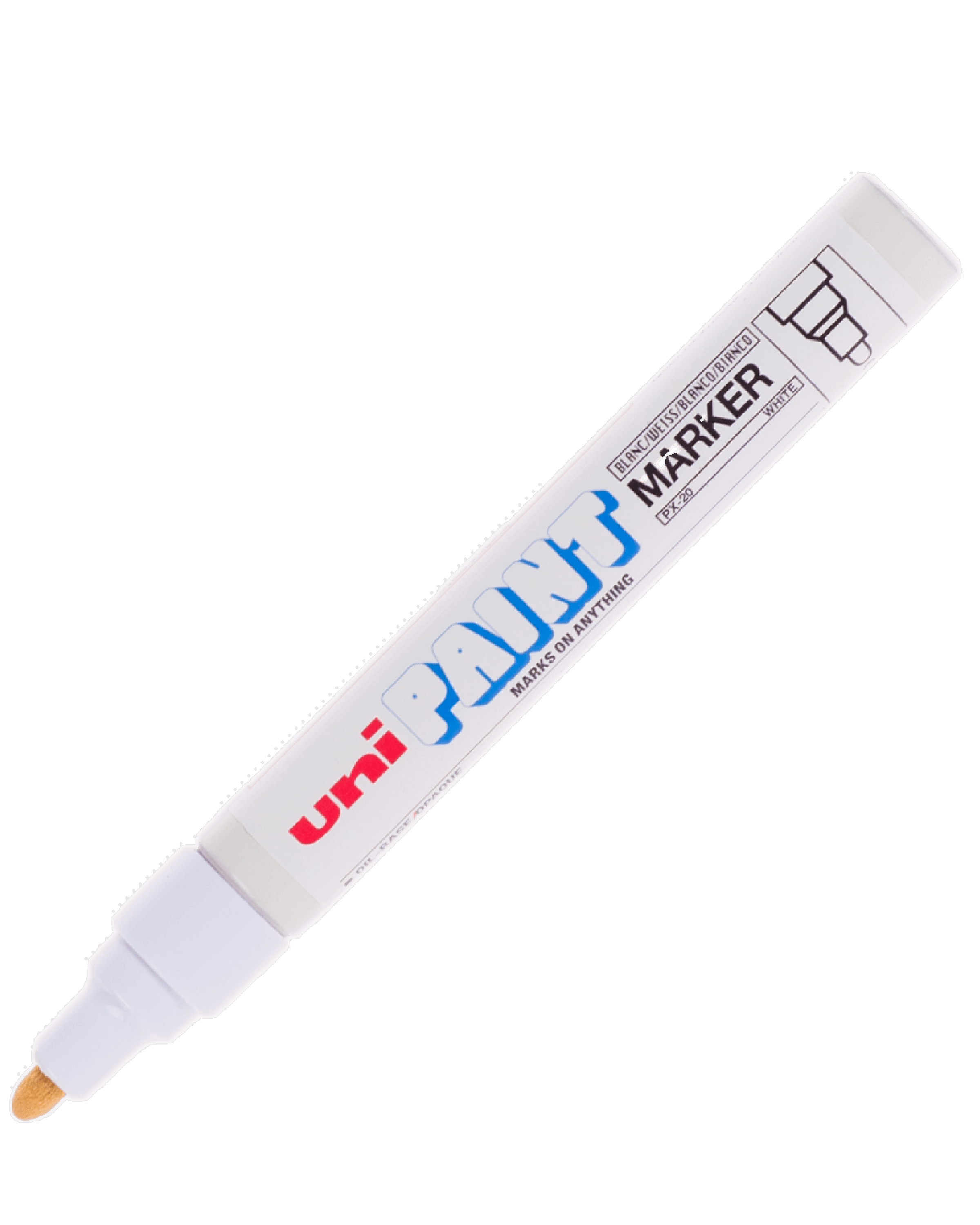 ปากกาเพ้นท์ uni PX-20 สีขาว 2.0 มม.