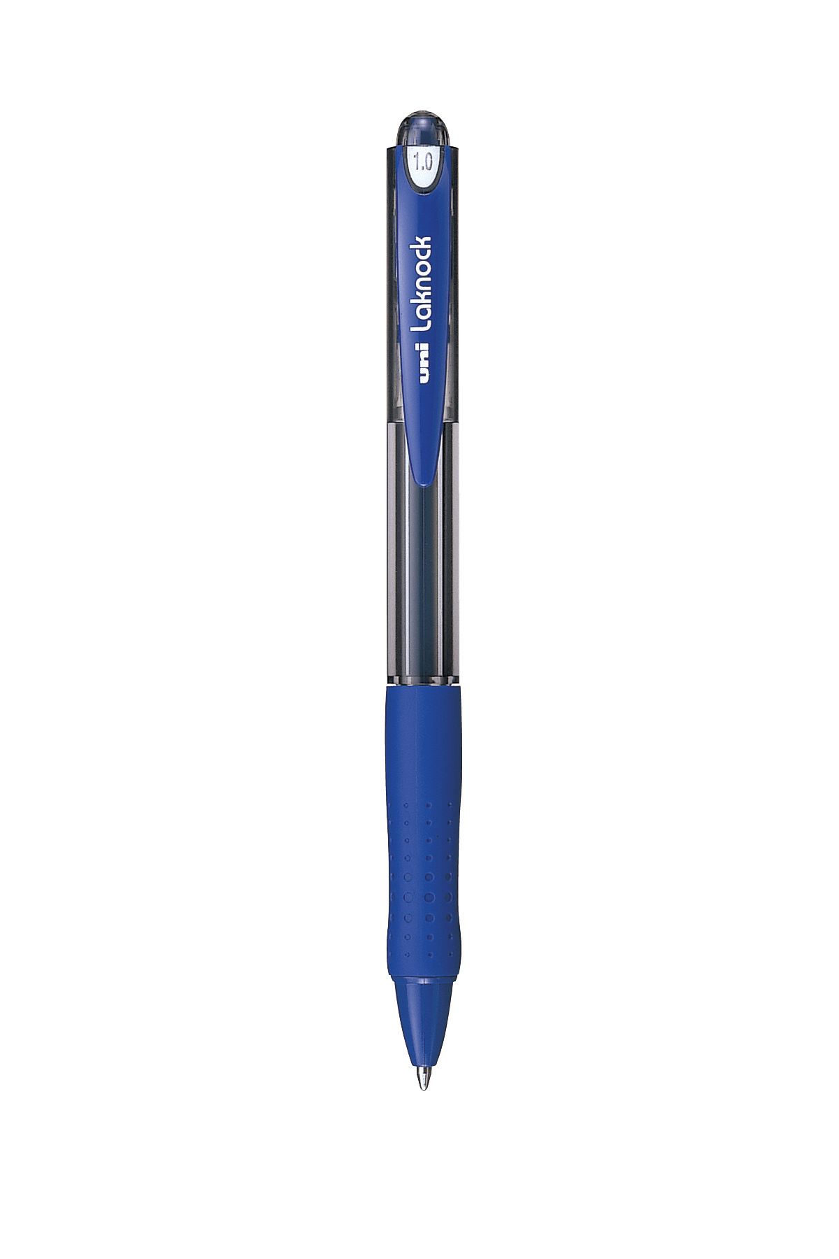ปากกาลูกลื่นแบบกด uni Laknock SN-100 สีน้ำเงิน 1.0 มม.