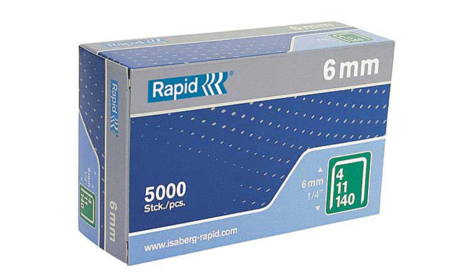 ลวดเย็บกระดาษ Rapid No.140/6 (5000 เข็ม/กล่อง)