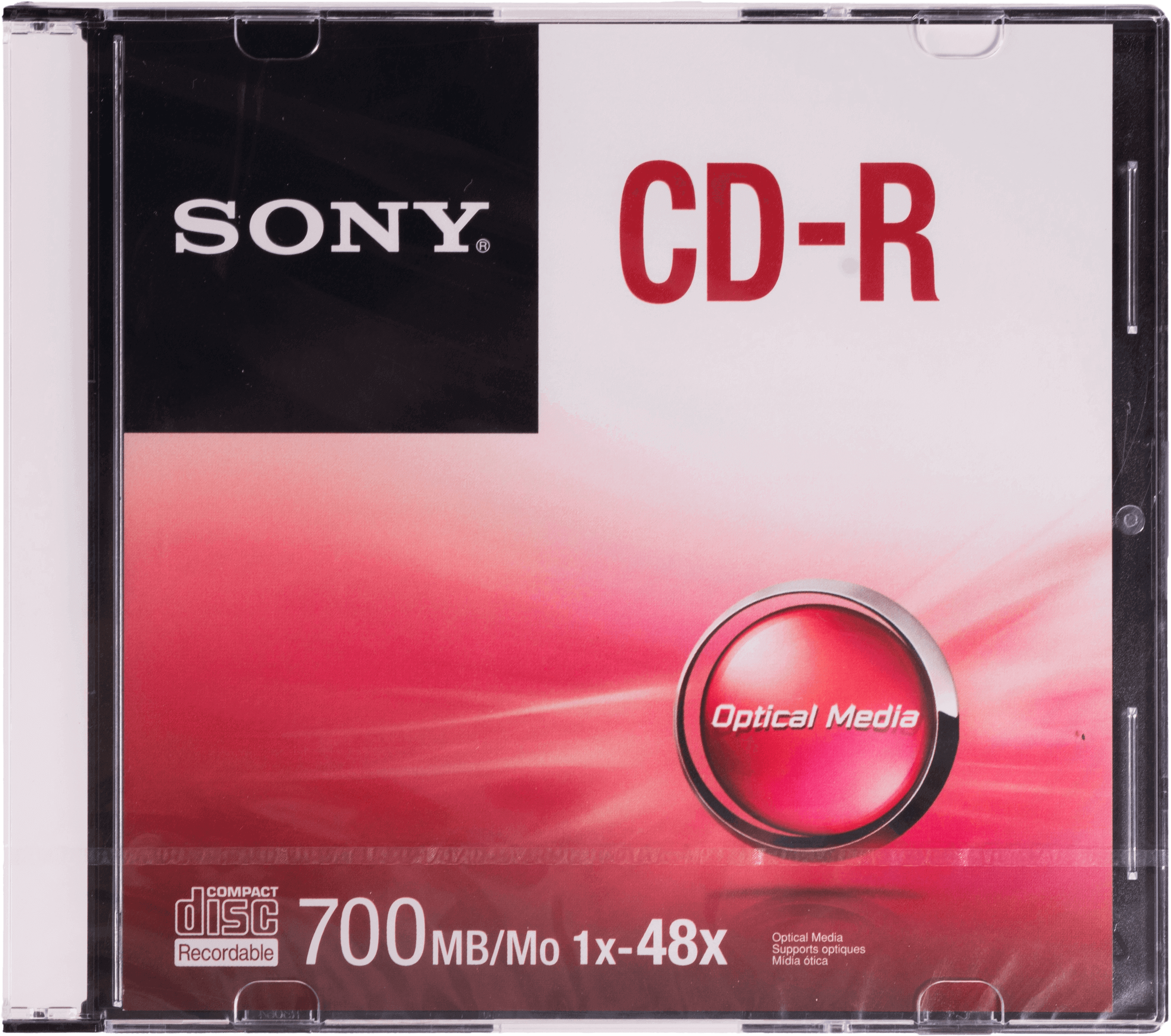 CD-R พร้อมตลับ SONY 1X-48X 700MB