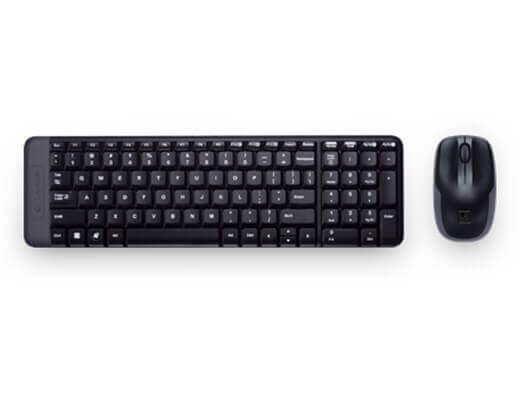 ชุดคีย์บอร์ดและเม้าส์ไร้สาย(Wireless) Logitech MK220 (USB)