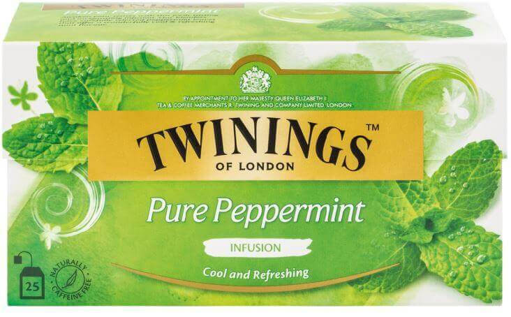 ชาชนิดซอง Twinings Pure Peppermint 50 กรัม (2กรัมx25ซอง)
