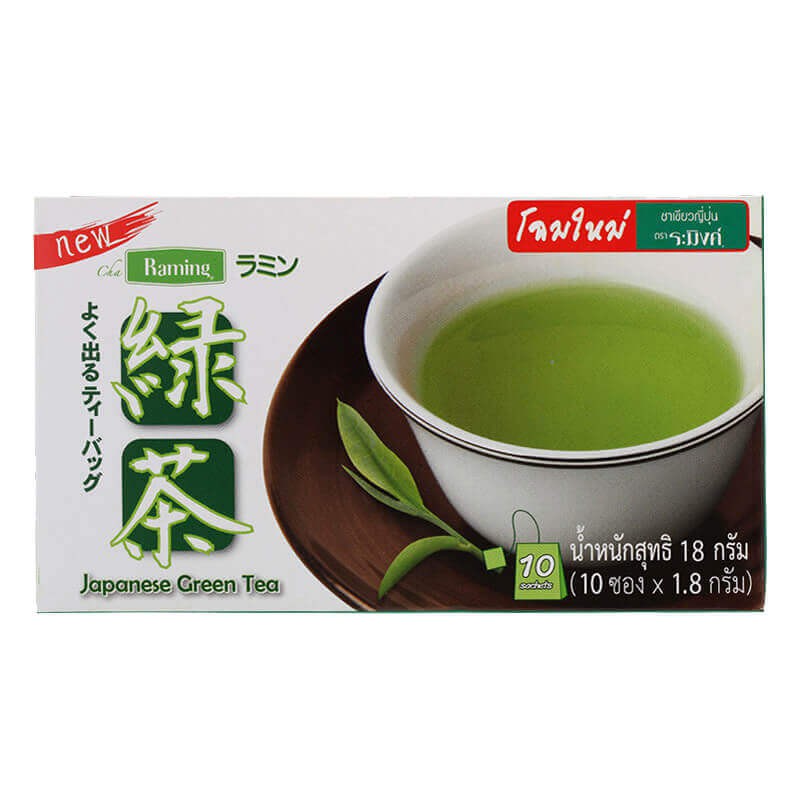 ชาเขียวญี่ปุ่น ตราระมิงค์ (10ซองx1.8กรัม)