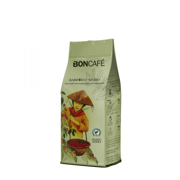 กาแฟ Boncafé Rainforest Reserve (Bean) 500g.(1x20ถุง)