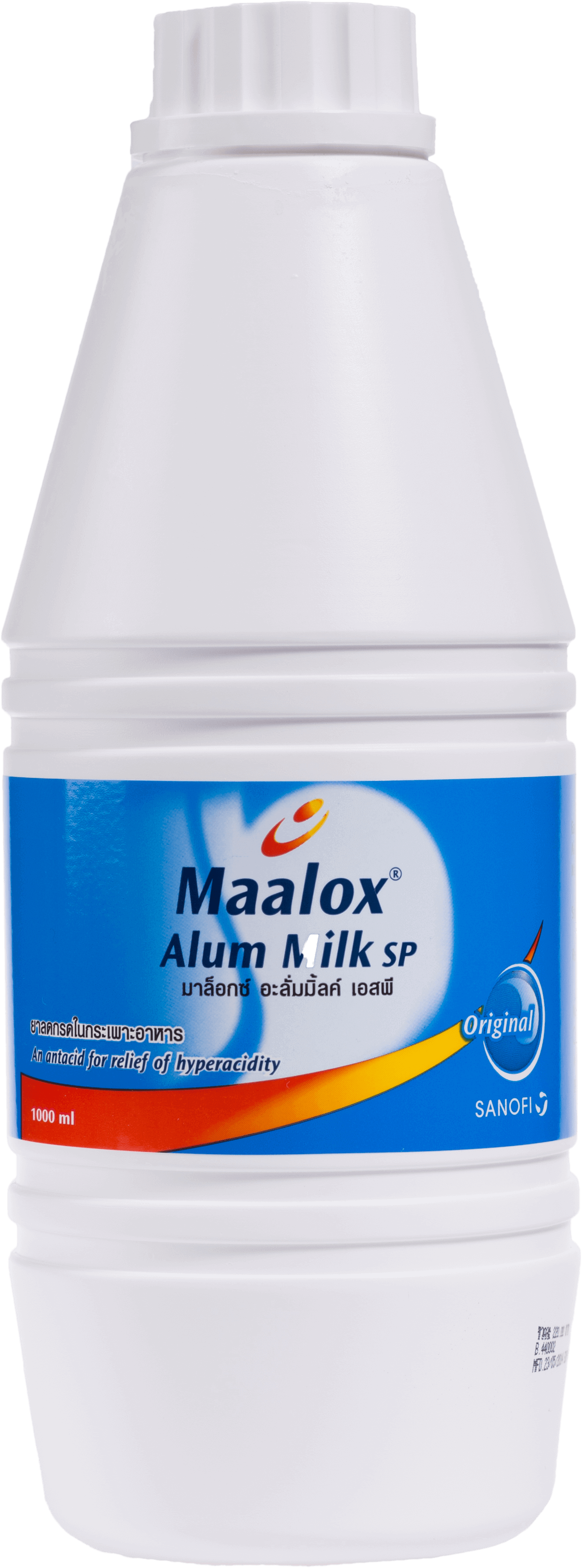 ยาลดกรดในกระเพาะอาหาร Maalox Alum Milk ขนาด 1000 มล.