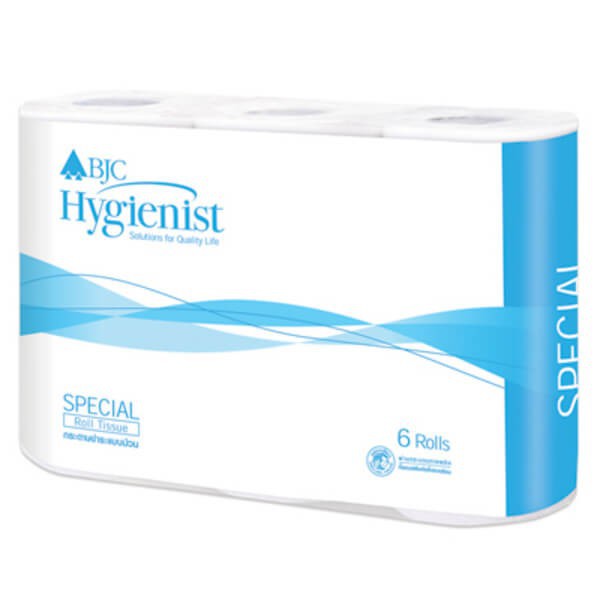 กระดาษทิชชูม้วน BJC Hygienist Special (1x6 ม้วน)