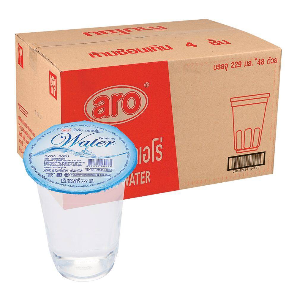 น้ำดื่มถ้วย ARO (229มลx48ถ้วย)