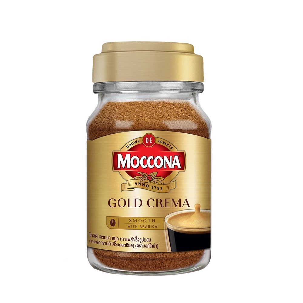 กาแฟสำเร็จรูป Moccona Gold Crema Smooth 200 กรัม