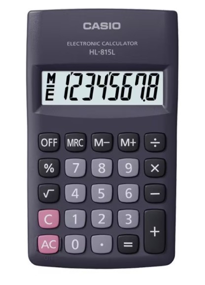 เครื่องคิดเลข Casio HL-815L 8หลัก