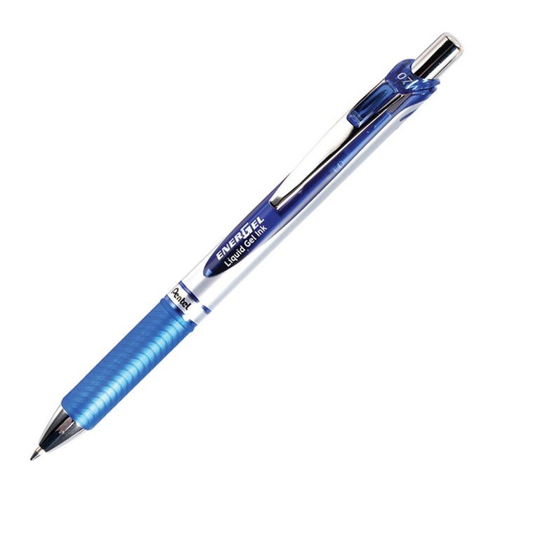 ปากกาหมึกเจล Pentel EnerGel BL77 สีน้ำเงิน 0.7 มม.