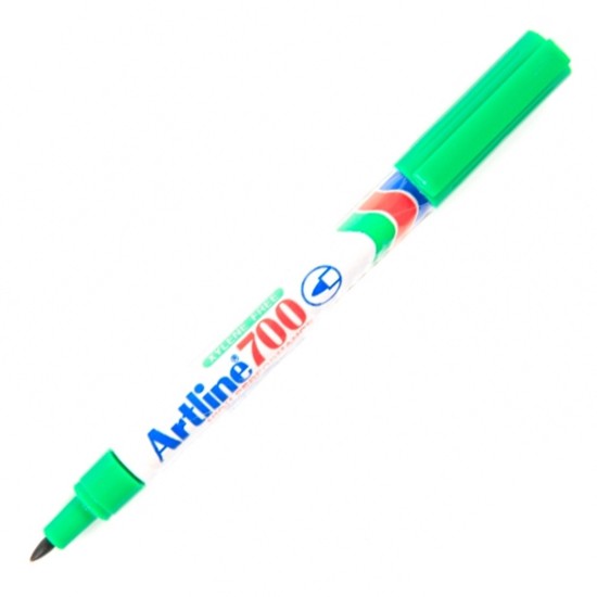 ปากกาเคมีหัวแหลม Artline EK-700 สีเขียว 0.7 มม.