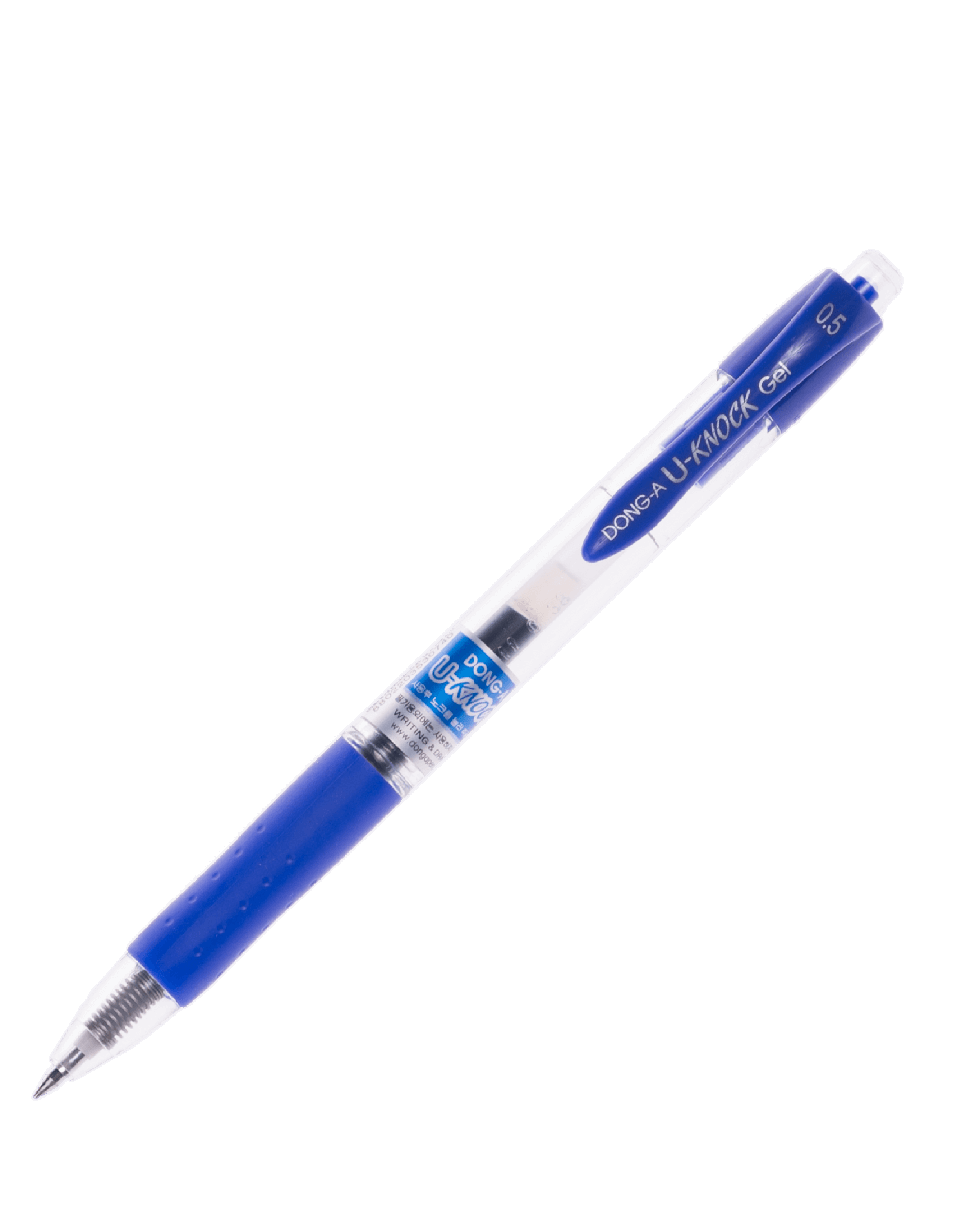 ปากกาหมึกเจล Dong-A U-Knock สีน้ำเงิน 0.5 มม.