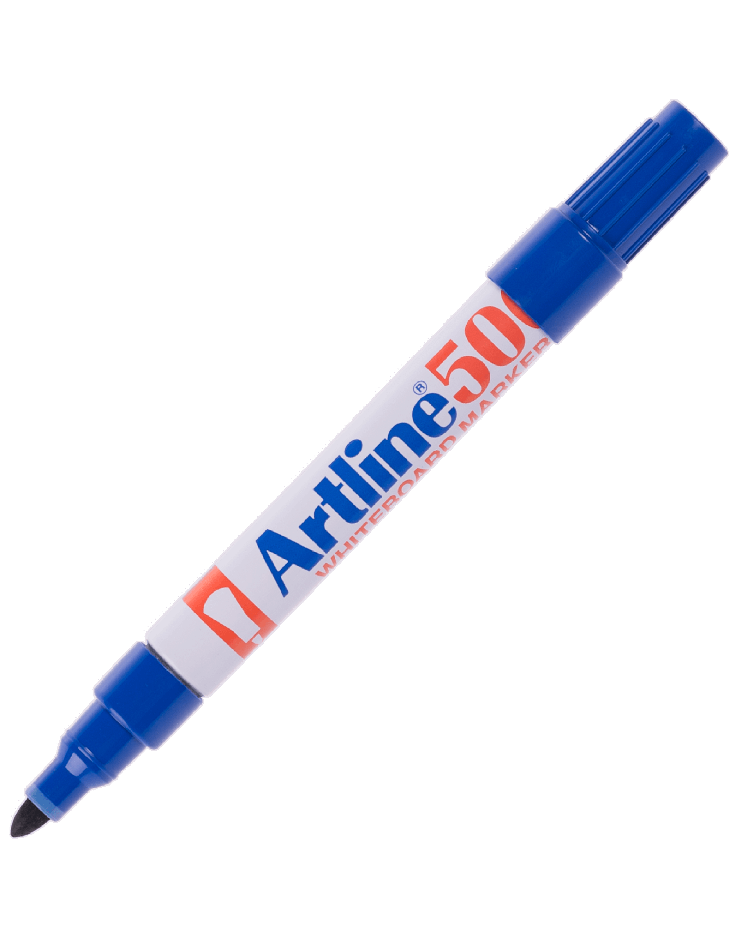 ปากกาไวท์บอร์ดหัวกลม Artline EK-500A สีน้ำเงิน 2 มม.