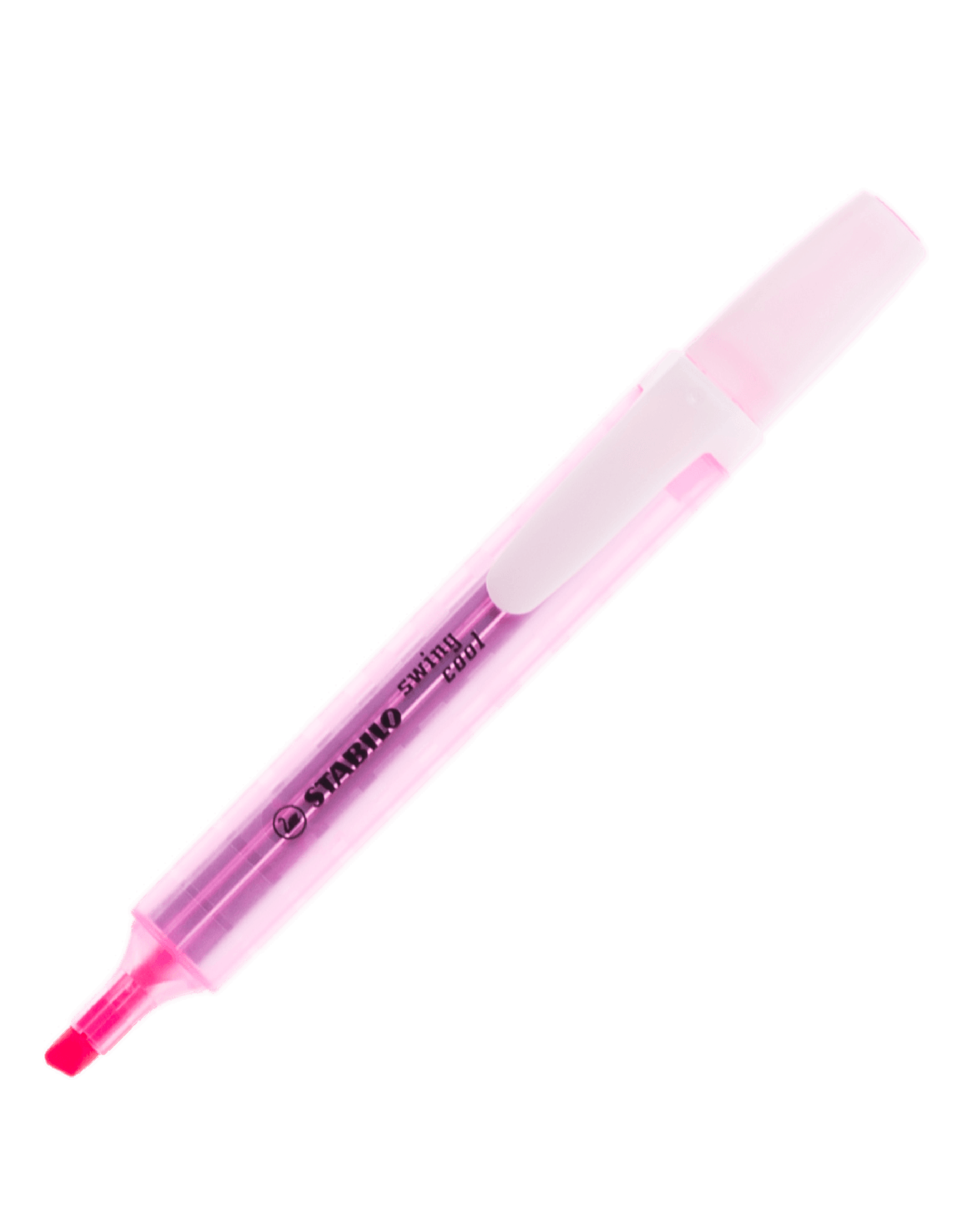 ปากกาเน้นข้อความ Stabilo Swing Cool 275-56 สีชมพู 1-4 มม.
