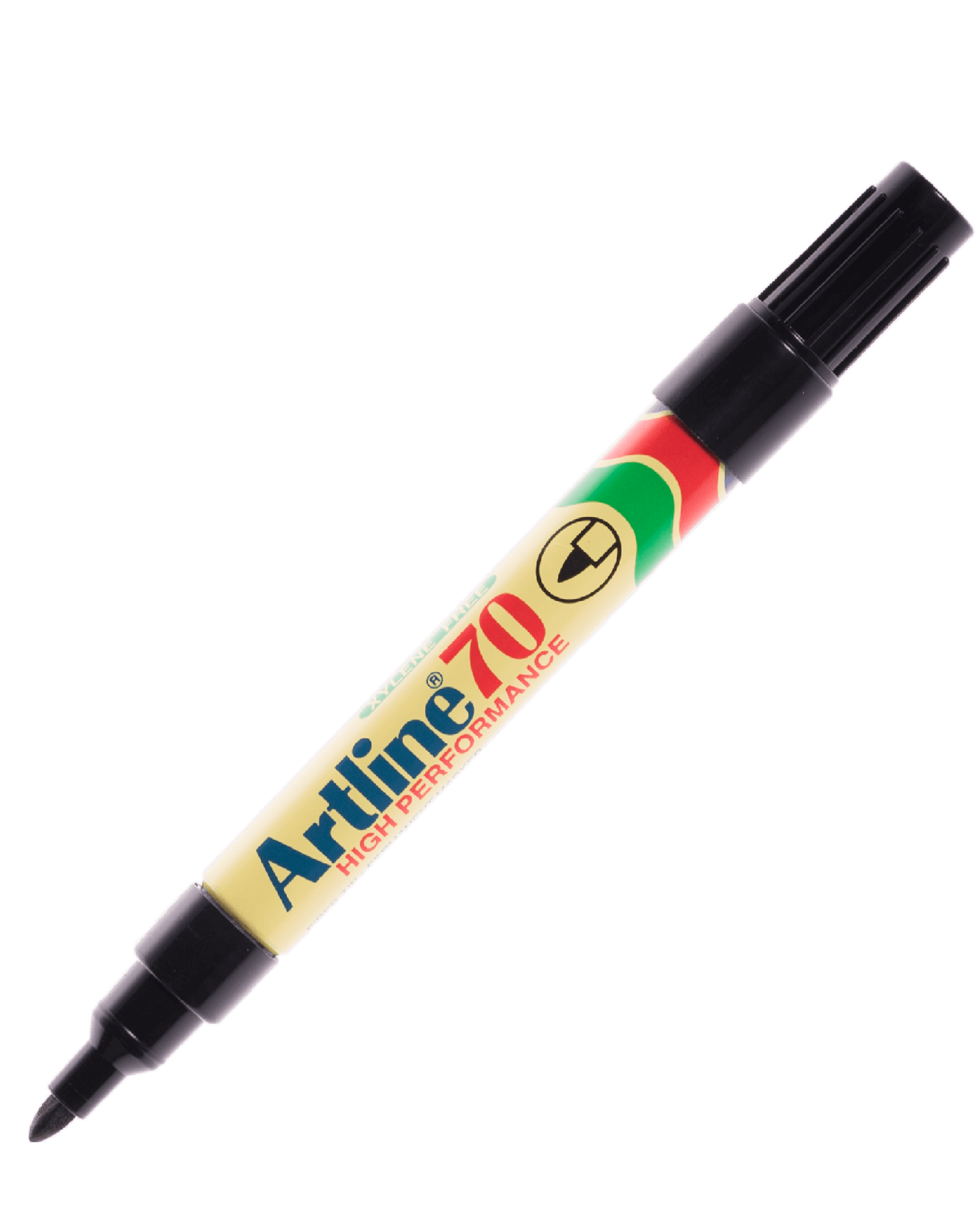 ปากกาเคมีหัวกลม Artline EK-70 สีดำ 1.5 มม.