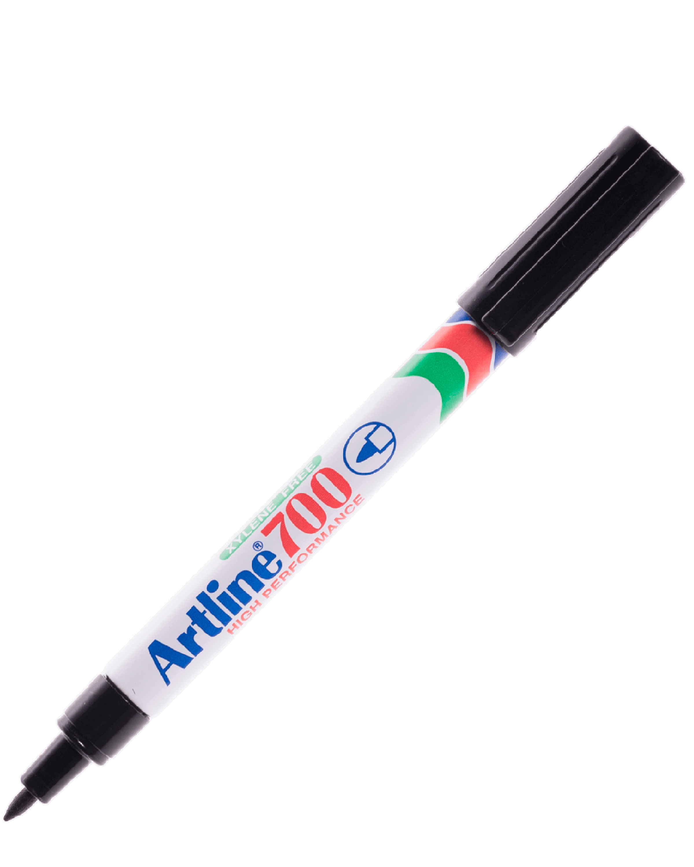 ปากกาเคมีหัวแหลม Artline EK-700 สีดำ 0.7 มม.