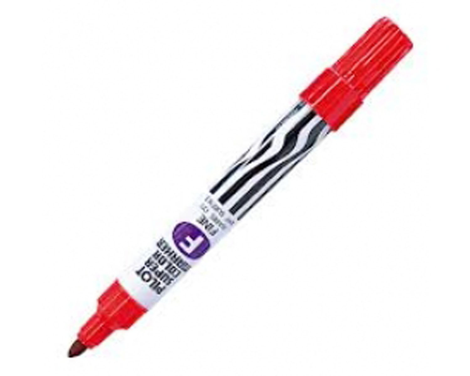 ปากกาเคมีหัวกลม Pilot SCN-F สีแดง 2.5 มม.
