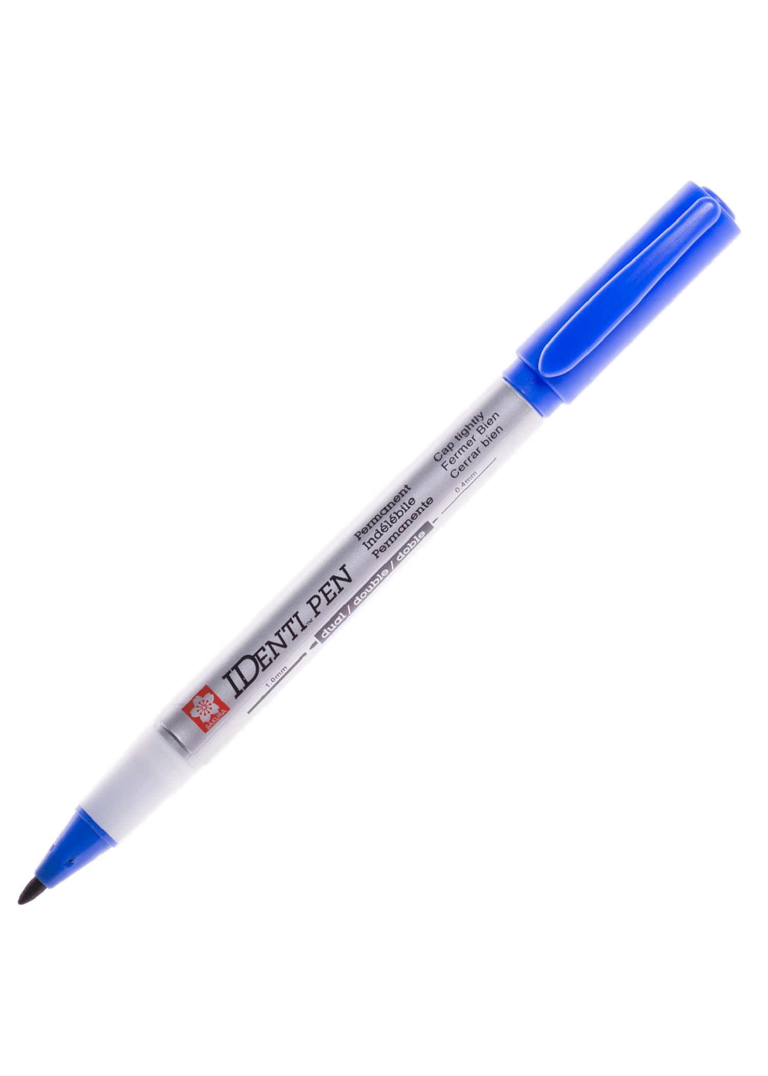 ปากกาเคมี SAKURA IDenti-Pen XYKT-44102 สีน้ำเงิน 0.3 มม./1.2 มม.
