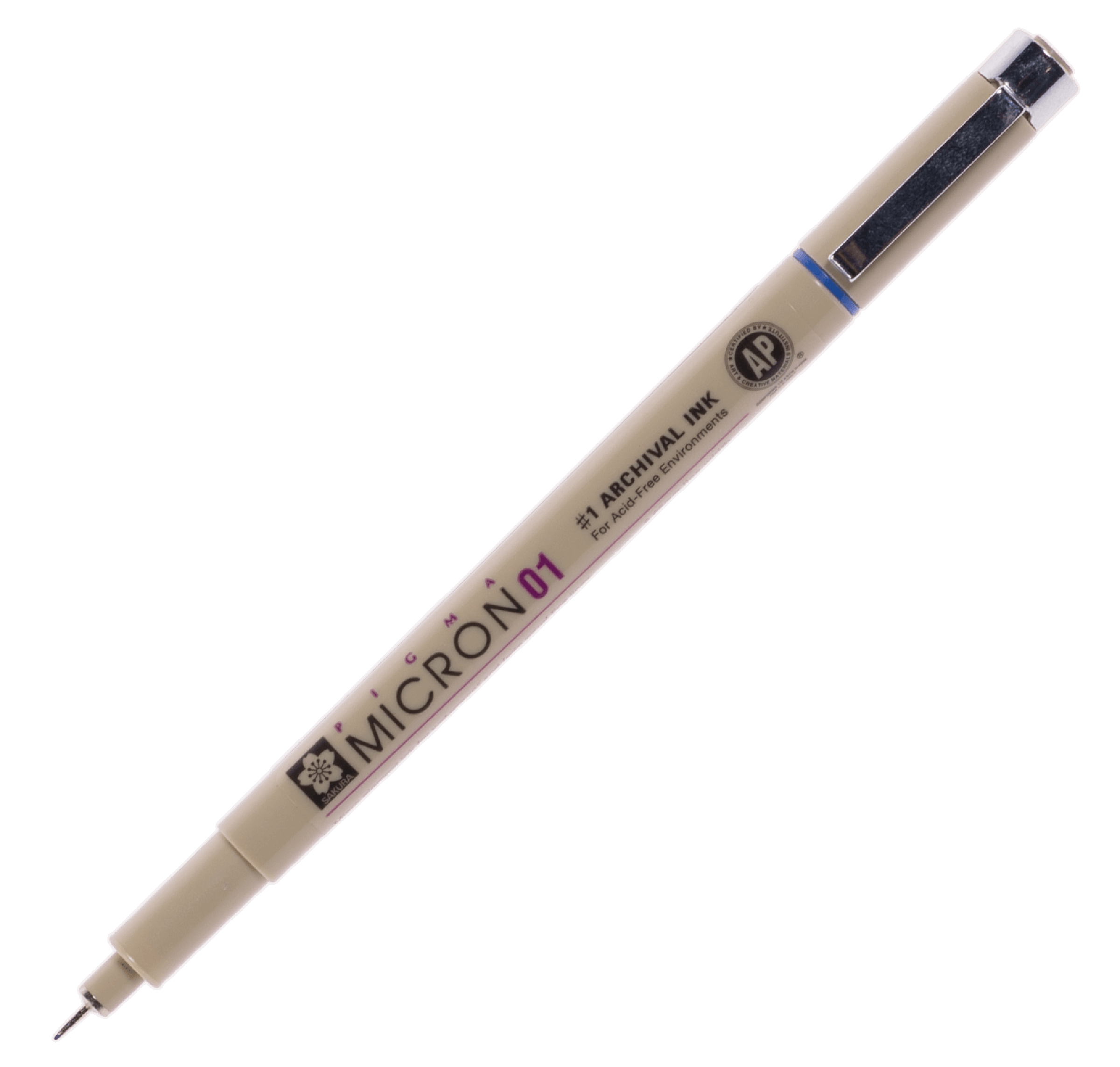 ปากกาหัวเข็ม SAKURA Pigma XSDK สีน้ำเงิน 01 ขนาด 0.25 มม.
