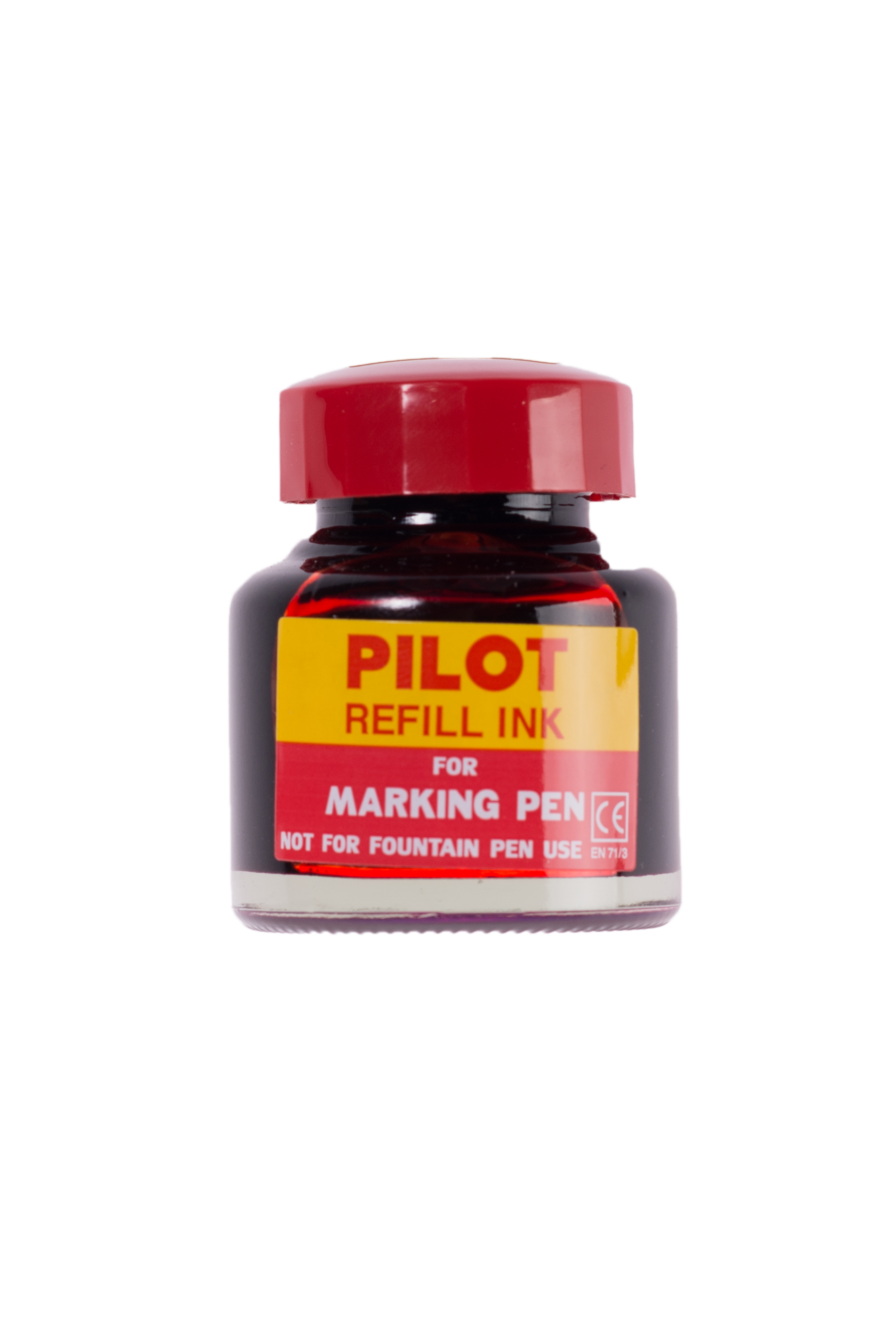 หมึกเติมปากกาเคมี Pilot สีแดง 30 cc.