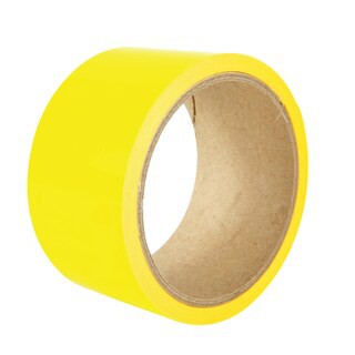 เทปตีเส้น PVC Gold Tape สีเหลือง/ดำ 2x33m