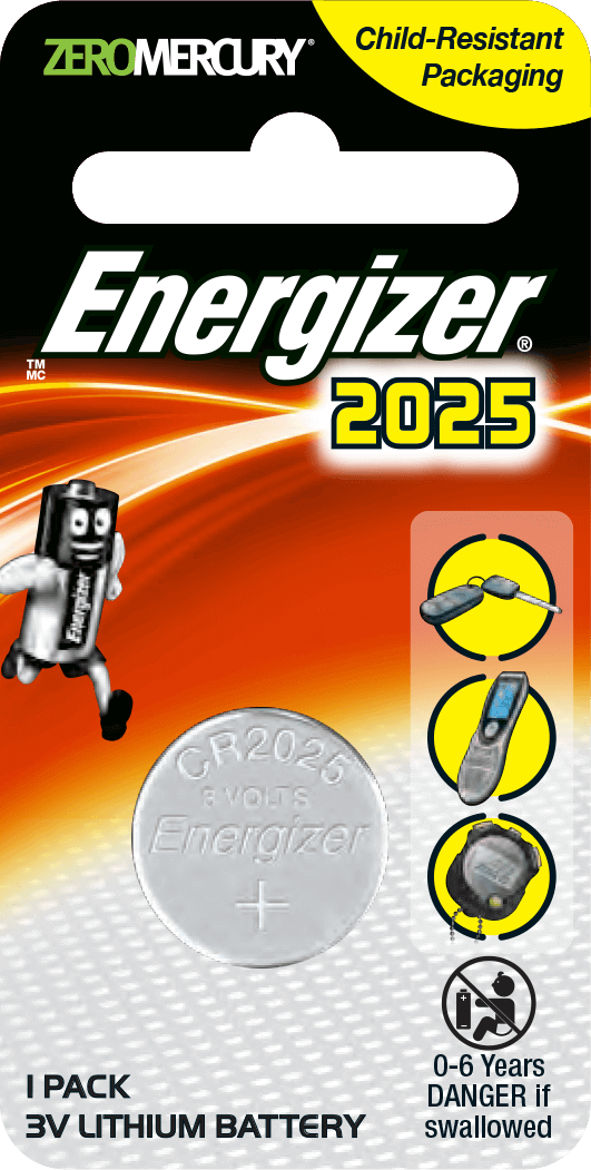 ถ่านกระดุม Energizer ECR-2025 3V (1ก้อน)