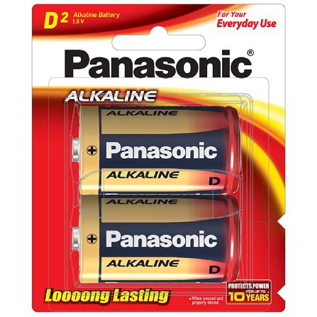 ถ่าน Panasonic ALKALINE LR20T/2B Size D (1x2)