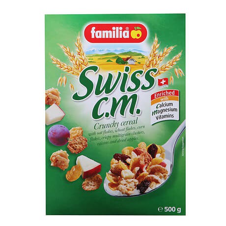 Swiss C.M Crunchy Cereal with various grains 500g