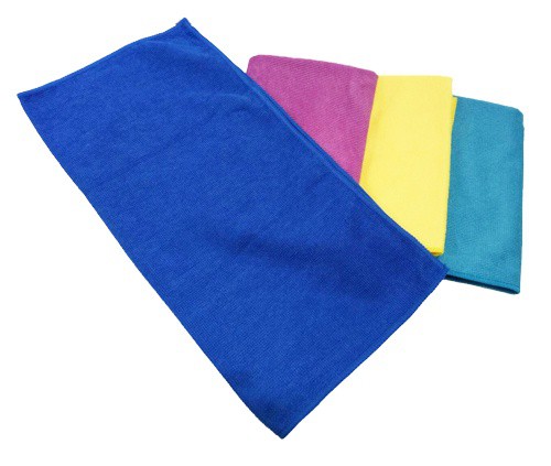 ผ้าไมโครไฟเบอร์ 40x40 นิ้ว สีน้ำเงิน (1x1ผืน)