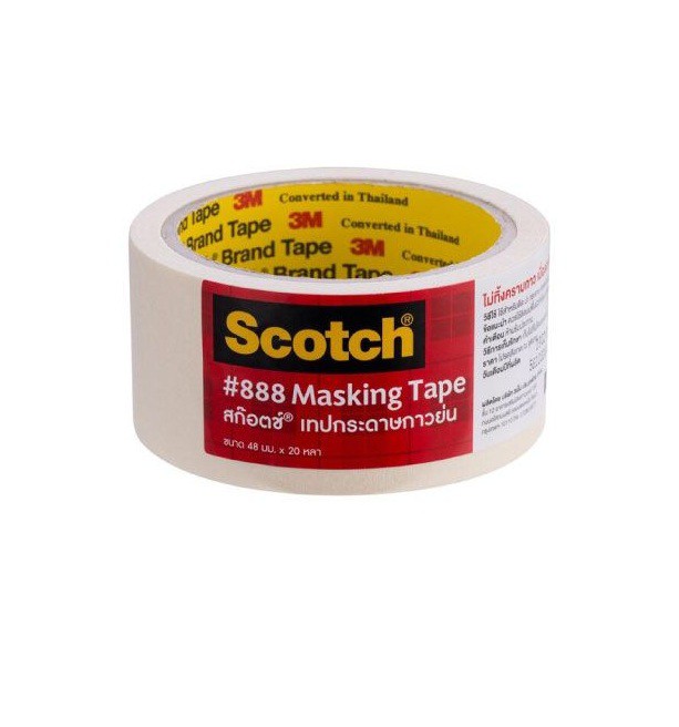 กระดาษกาวย่น Scotch #888 48mm.X20Y