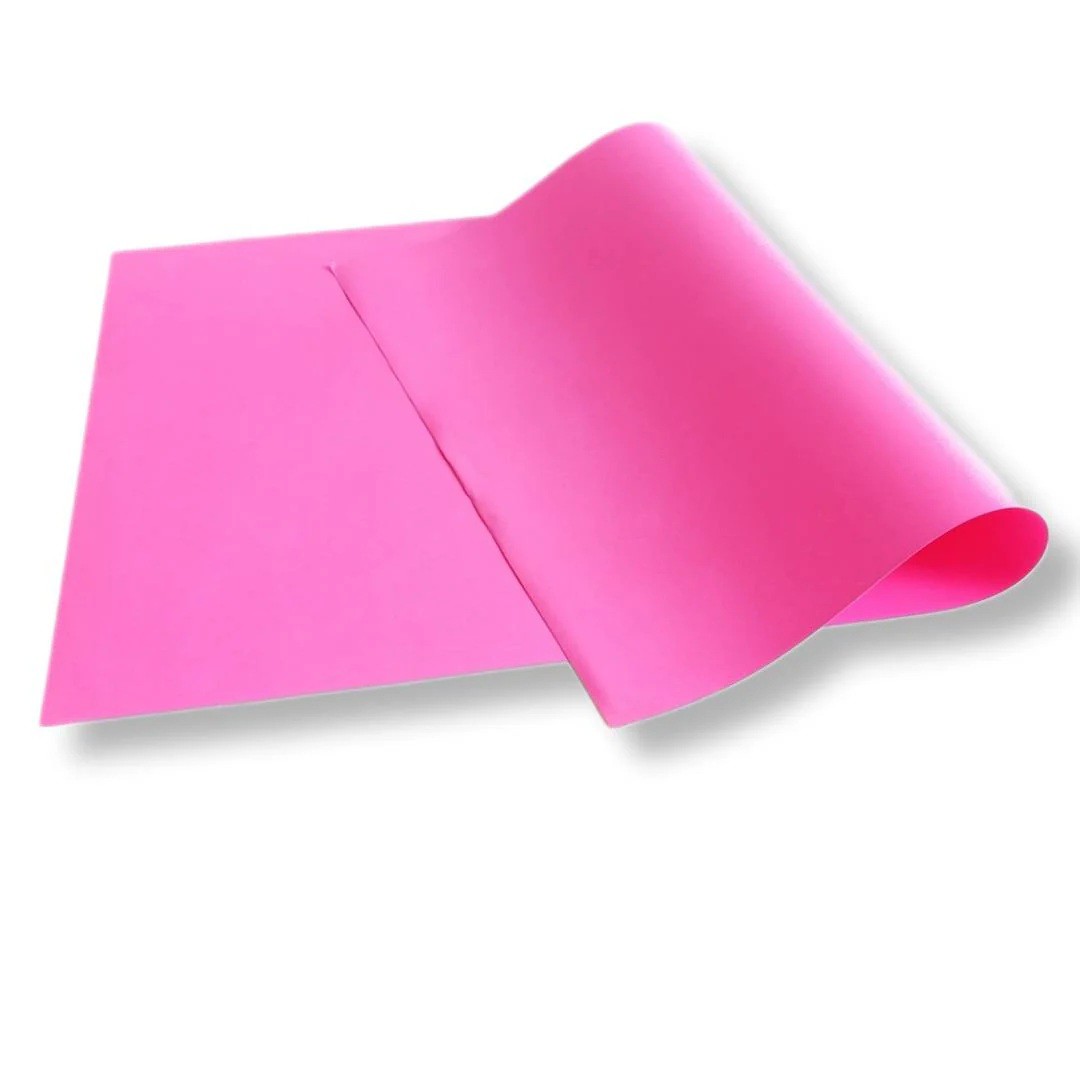กระดาษโปสเตอร์สี 2 หน้า สีชมพู
